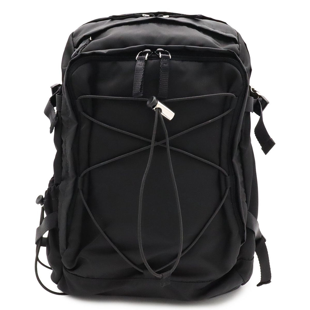 Prada Backpack Nylon Nero Black Silver