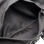 Prada Backpack Nylon Nero Black Silver — view 7