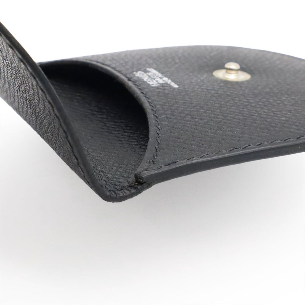 Hermes Coin Purse Veau Epsom Black — view 6