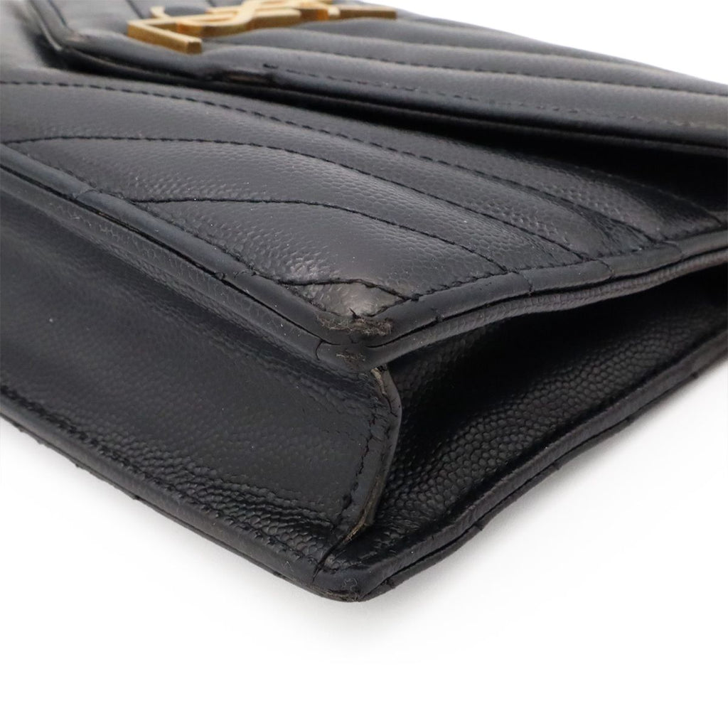 Saint Laurent Paris YSL Cassandra Envelope Shoulder Bag Chain Wallet 2-Way — view 3
