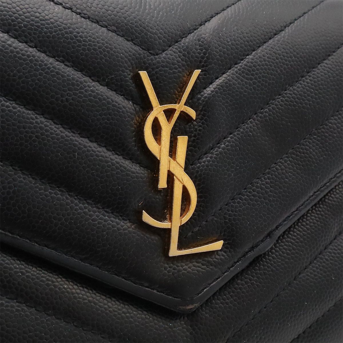 Saint Laurent Paris YSL Cassandra Envelope Shoulder Bag Chain Wallet 2-Way — view 5