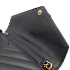 Saint Laurent Paris YSL Cassandra Envelope Shoulder Bag Chain Wallet 2-Way — view 8
