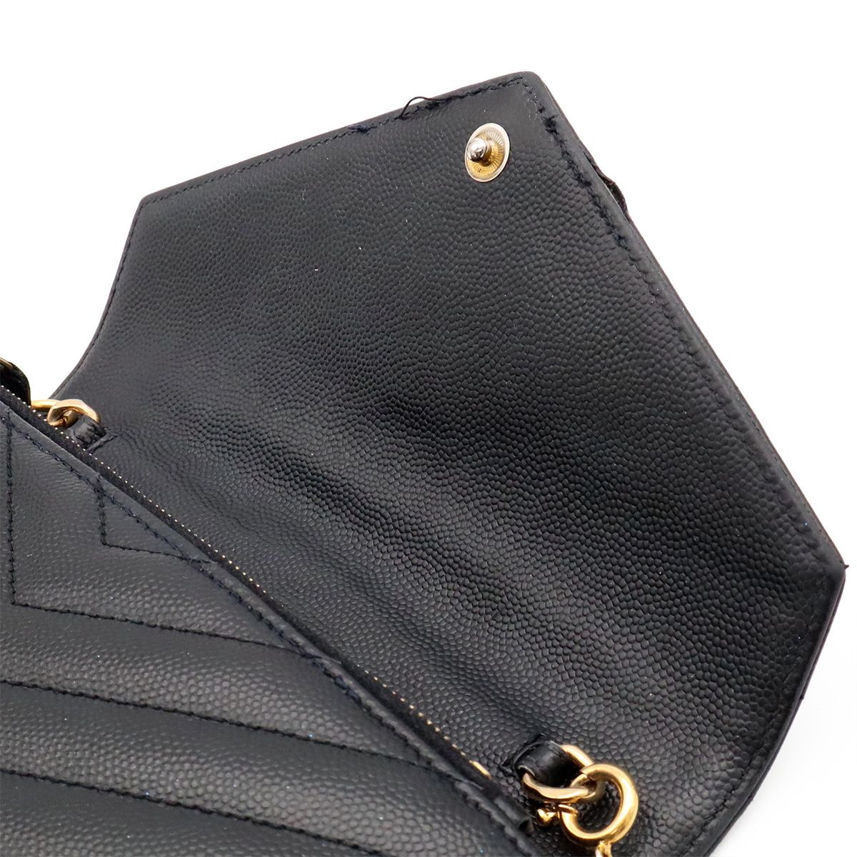 Saint Laurent Paris YSL Cassandra Envelope Shoulder Bag Chain Wallet 2-Way — view 8