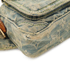 Louis Vuitton Monogram Denim Bum Bag Blue — view 3
