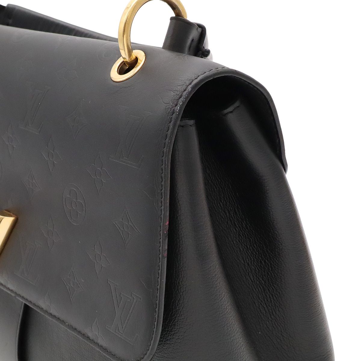 Louis Vuitton Monogram Shadow Veli One Handle 2-Way Shoulder Bag Noir Black — view 7