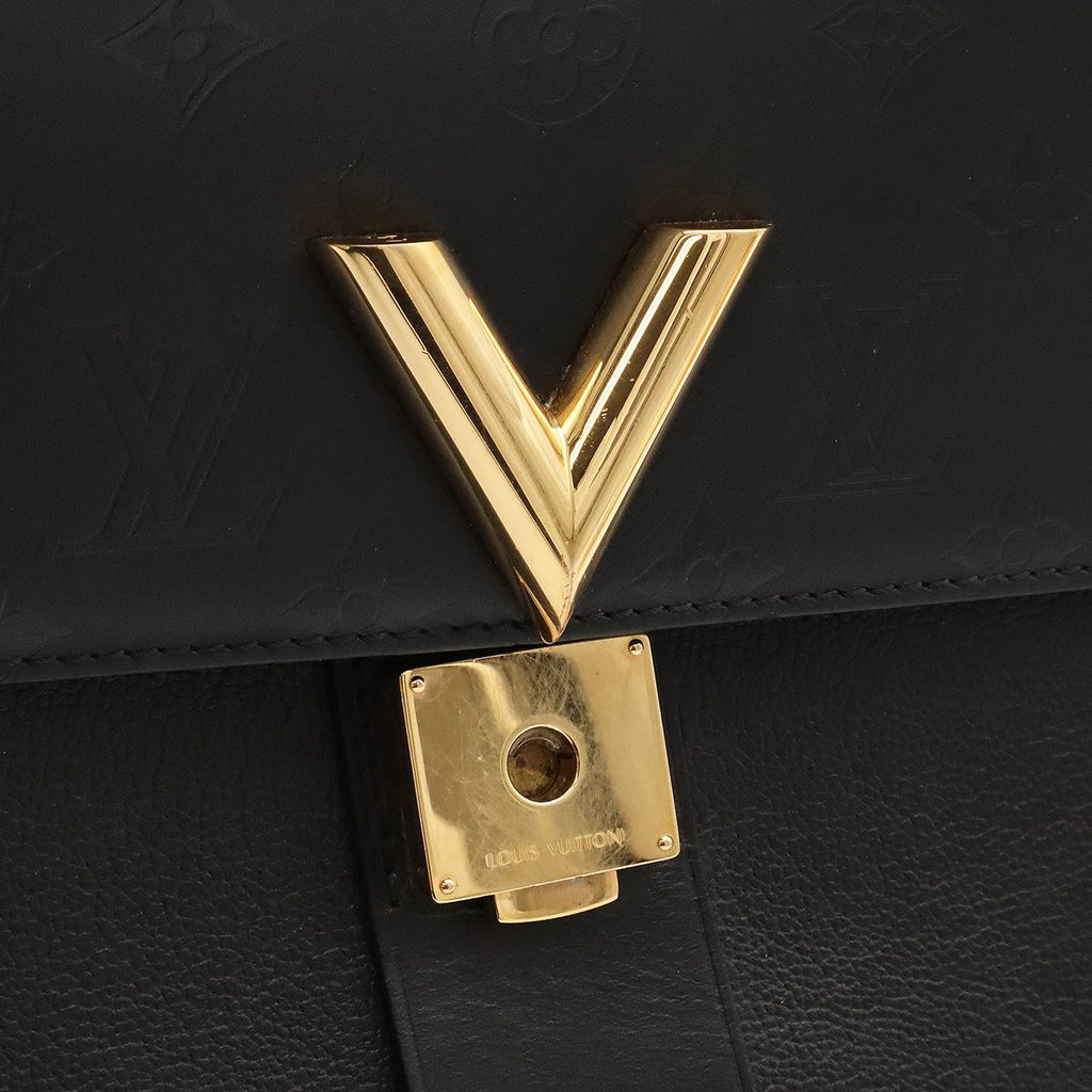 Louis Vuitton Monogram Shadow Veli One Handle 2-Way Shoulder Bag Noir Black — view 6