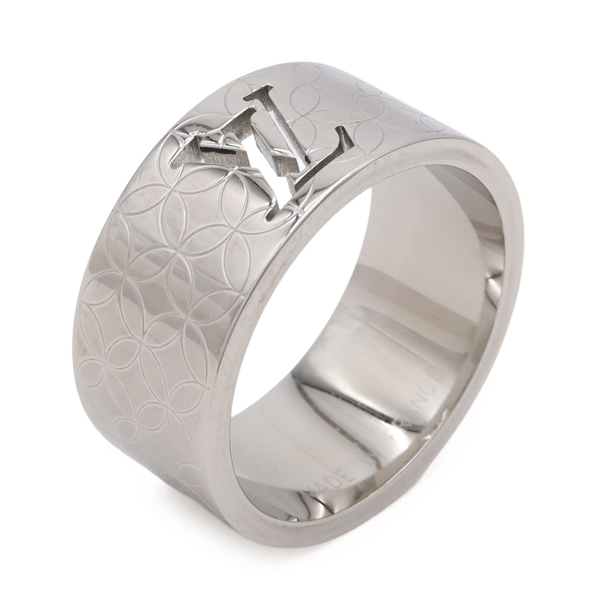 Louis Vuitton Bague Champs Elysees Ring SS Stainless Steel