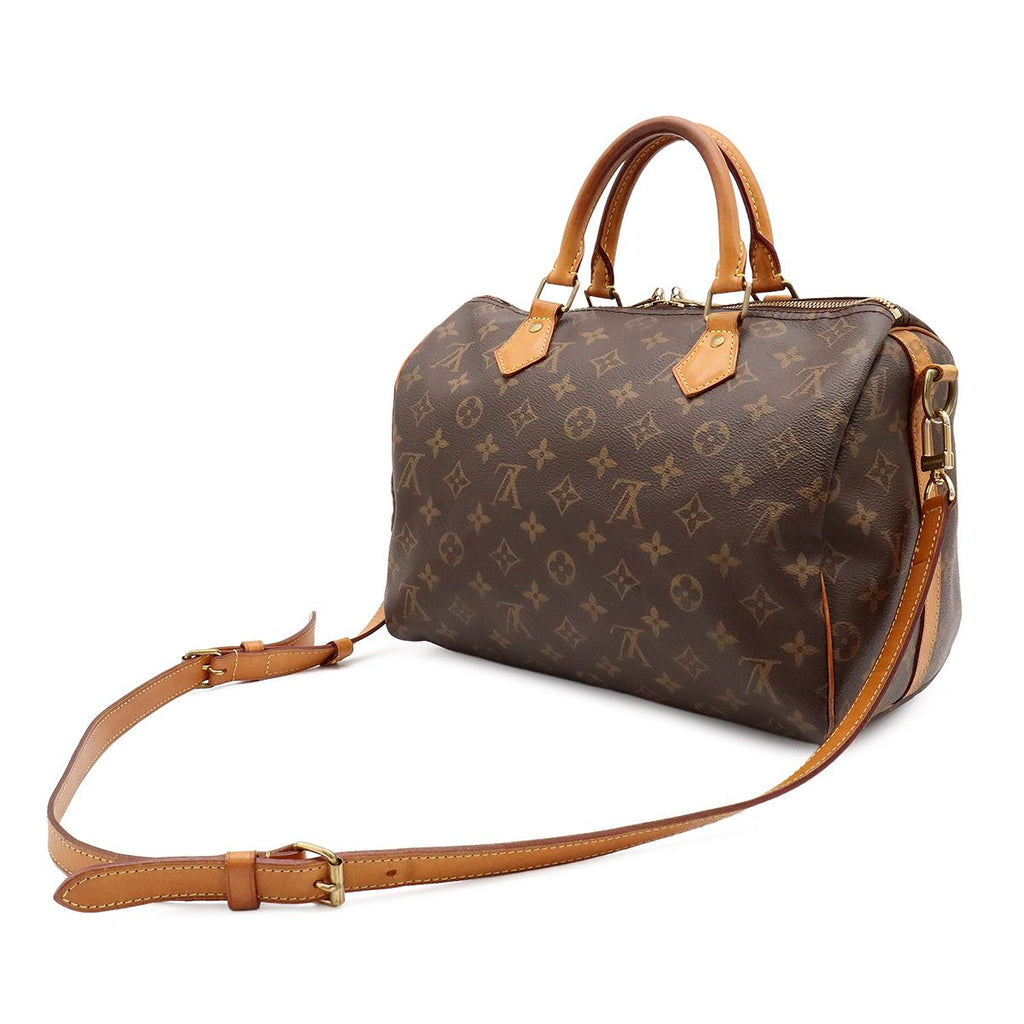 Louis Vuitton Monogram Speedy Bandouliere 30 Mini Boston Bag 2-Way — view 2