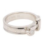 Hermes Ceinture Belt Motif Ring Silver — view 4