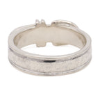 Hermes Ceinture Belt Motif Ring Silver — view 3