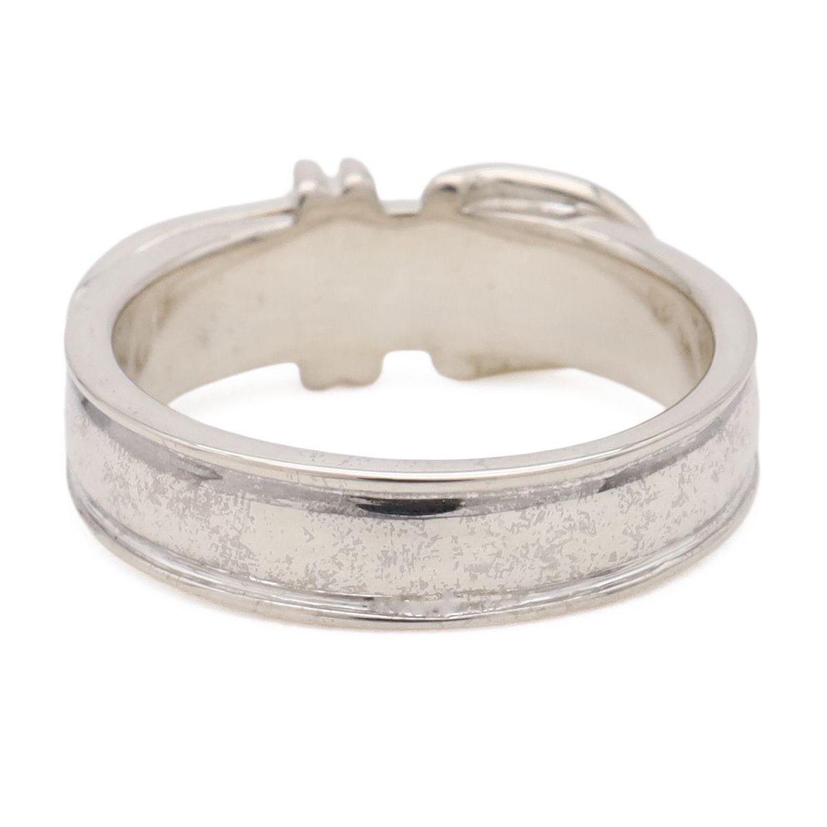 Hermes Ceinture Belt Motif Ring Silver — view 3