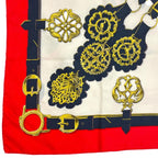 Hermes Cuivreries Scarf Silk Multicolor Carre 90 — view 5