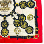 Hermes Cuivreries Scarf Silk Multicolor Carre 90 — view 6
