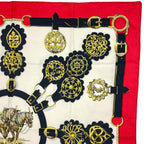 Hermes Cuivreries Scarf Silk Multicolor Carre 90 — view 4