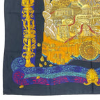 Hermes L'atlantide Scarf Silk Multicolor Carre 90 — view 5