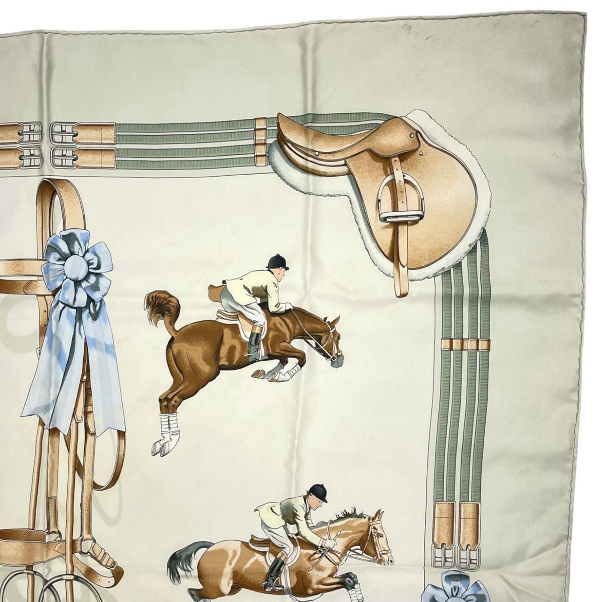 Hermes Jumping Scarf Silk Multicolor Carre 90 — view 4