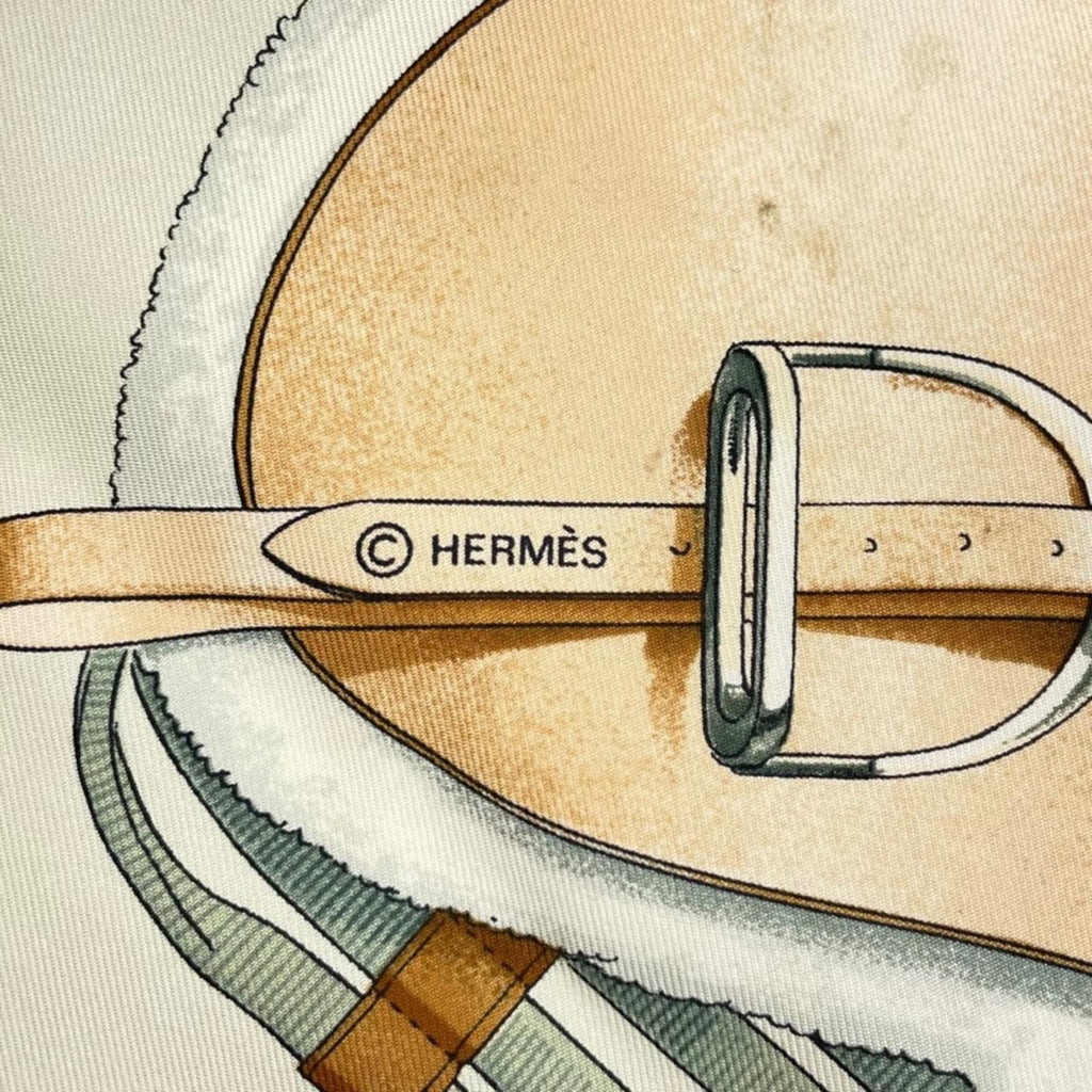 Hermes Jumping Scarf Silk Multicolor Carre 90 — view 8