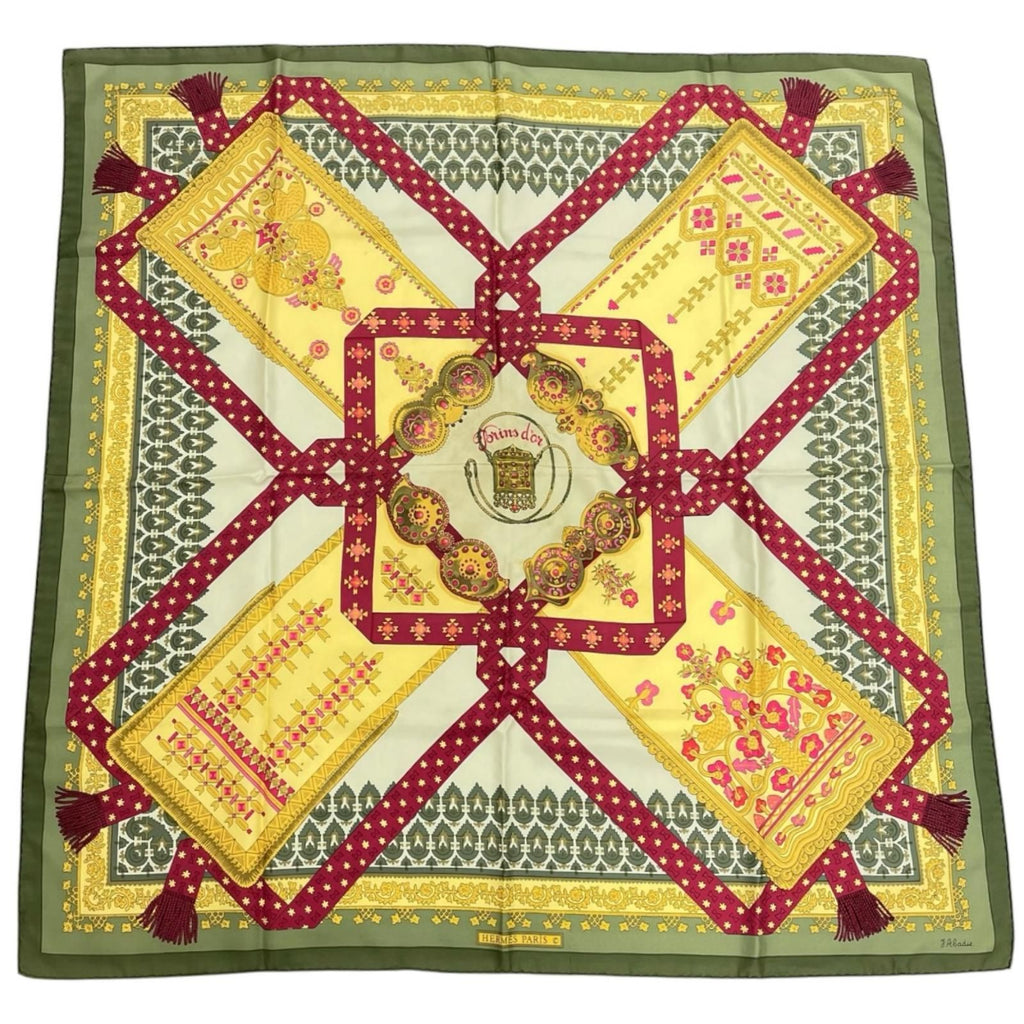 Hermes Carre 90 Scarf Silk Multicolor