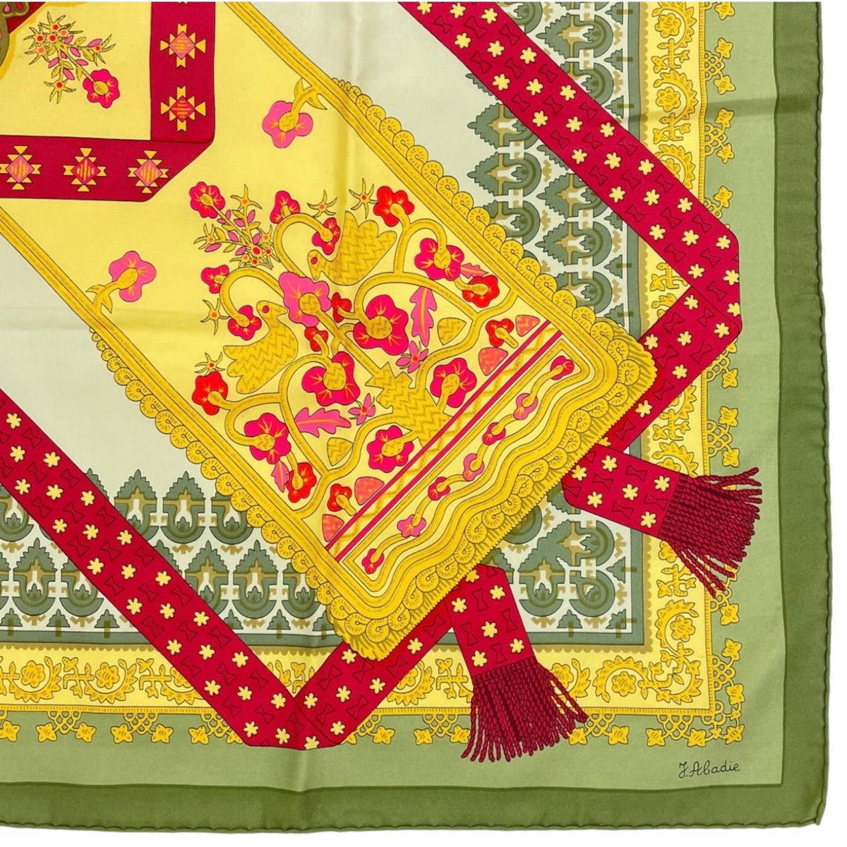 Hermes Carre 90 Scarf Silk Multicolor — view 6