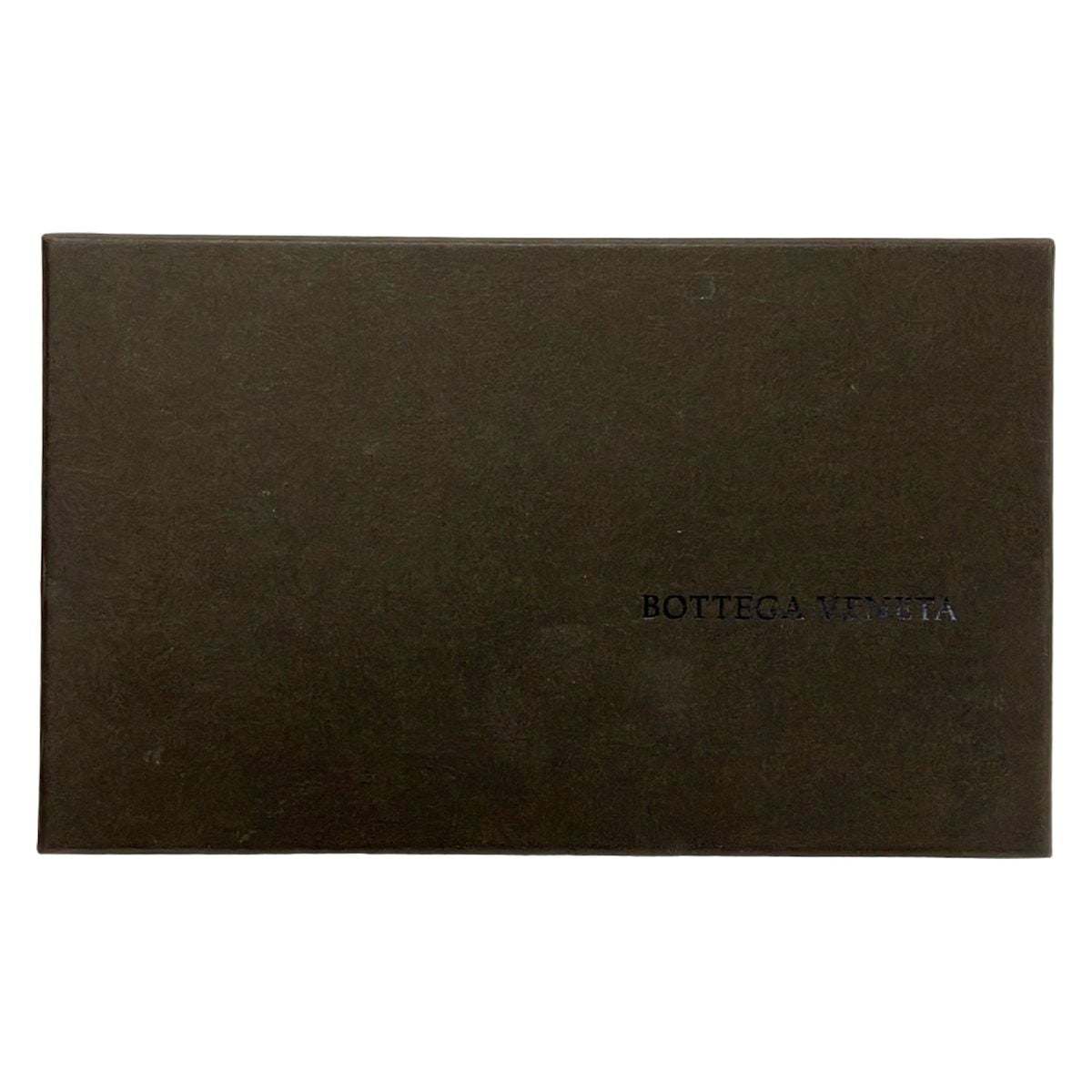Bottega Veneta Wallet Intrecciato Dark Brown Gray Beige Cutout Linen Leather — view 7