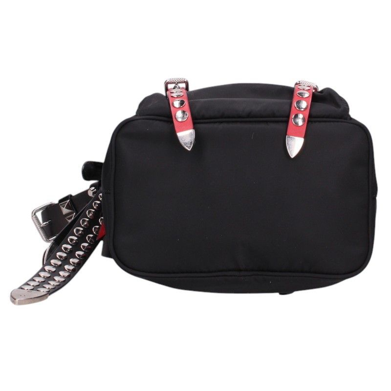 Prada Studded Design Nylon Shoulder Bag — view 4