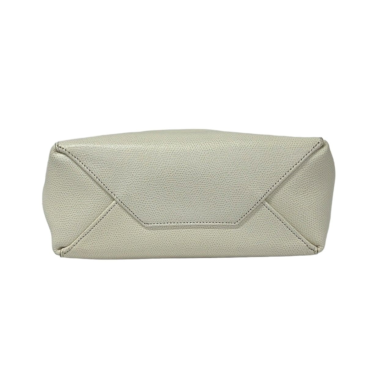 Celine Tote Bag Vertical Cabas Mall Ivory Leather — view 5