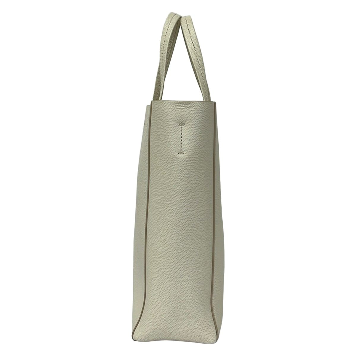 Celine Tote Bag Vertical Cabas Mall Ivory Leather — view 4