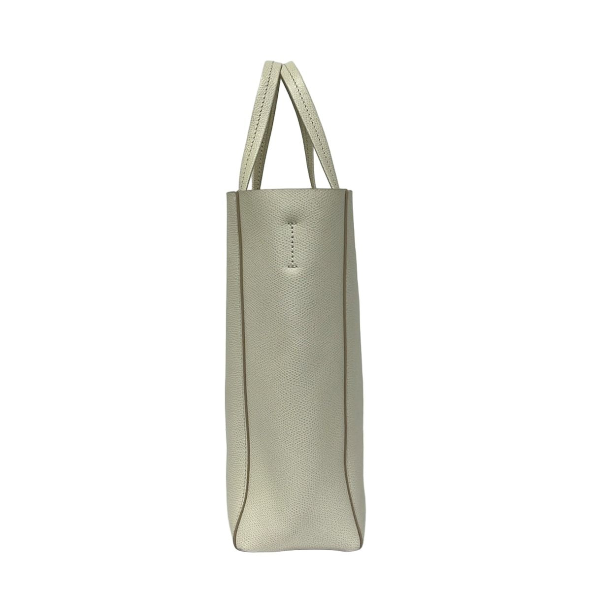 Celine Tote Bag Vertical Cabas Mall Ivory Leather — view 2