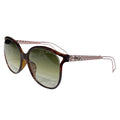 Dior Sunglasses Logo Tortoiseshell Brown Pink Green Eyewear
