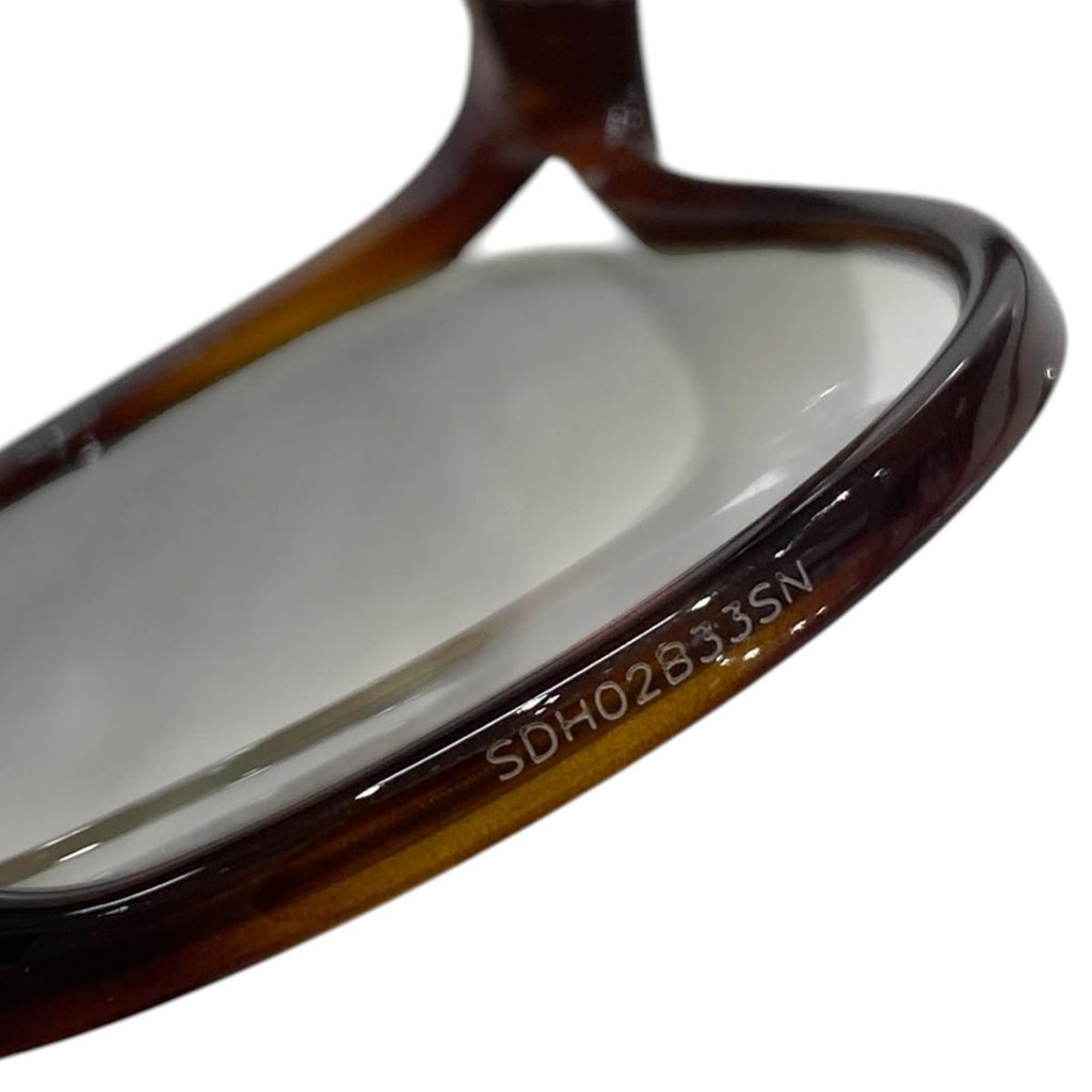 Dior Sunglasses Logo Tortoiseshell Brown Pink Green Eyewear — view 7