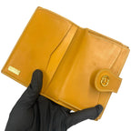 Gucci Vintage Micro GG Logo Leather Bifold Wallet Mini Coin Purse Brown — view 7