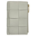 Bottega Veneta Bifold Wallet Cassette White Leather