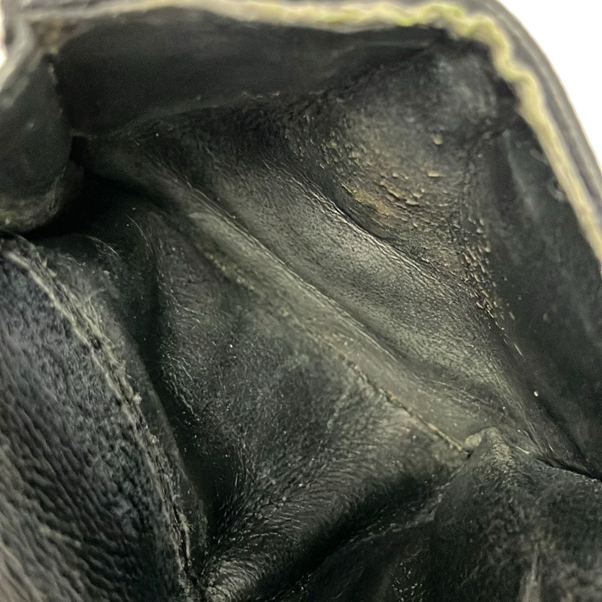 Saint Laurent Paris Trifold Wallet Black Leather — view 4