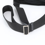 Prada Tessuto Nylon Triangle Logo Leather Shoulder Bag Crossbody Messenger — view 2