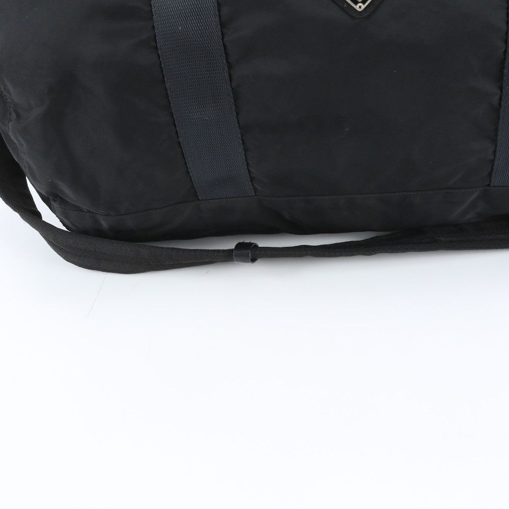 Prada Tessuto Nylon Triangle Logo 2-Way Boston Bag — view 3