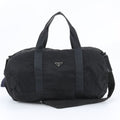 Prada Tessuto Nylon Triangle Logo 2-Way Boston Bag