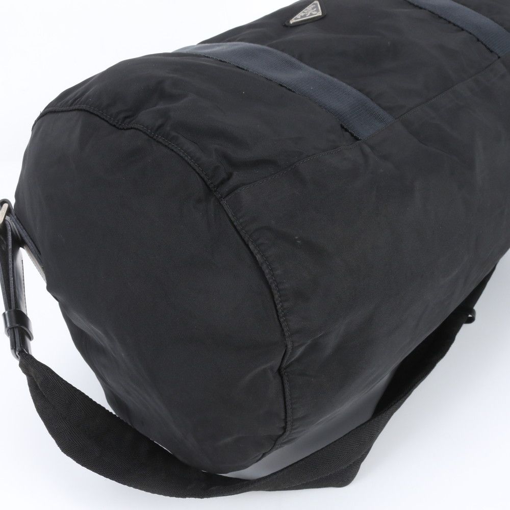 Prada Tessuto Nylon Triangle Logo 2-Way Boston Bag — view 5