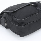 Prada Tessuto Nylon Triangle Logo Shoulder Bag — view 4