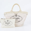 Prada Canapa Plex Clear Tote Bag Shoulder