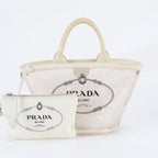 Prada Canapa Plex Clear Tote Bag Shoulder
