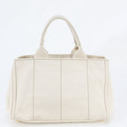 Prada Canapa Triangle Logo Tote Bag Shoulder — view 3