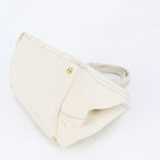 Prada Canapa Triangle Logo Tote Bag Shoulder — view 5