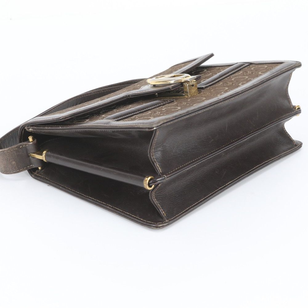 Celine Vintage Sulky Carriage 2-Way Shoulder Bag Hand Leather — view 7