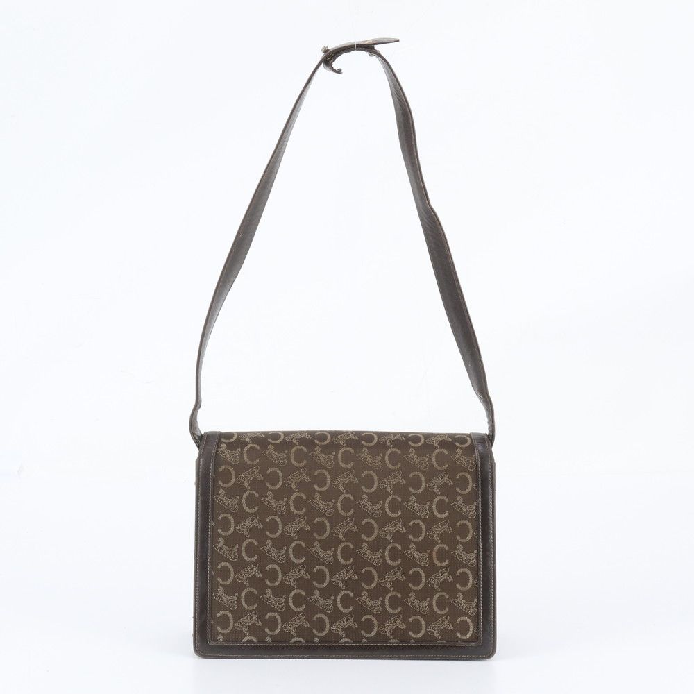 Celine Vintage Sulky Carriage 2-Way Shoulder Bag Hand Leather — view 4