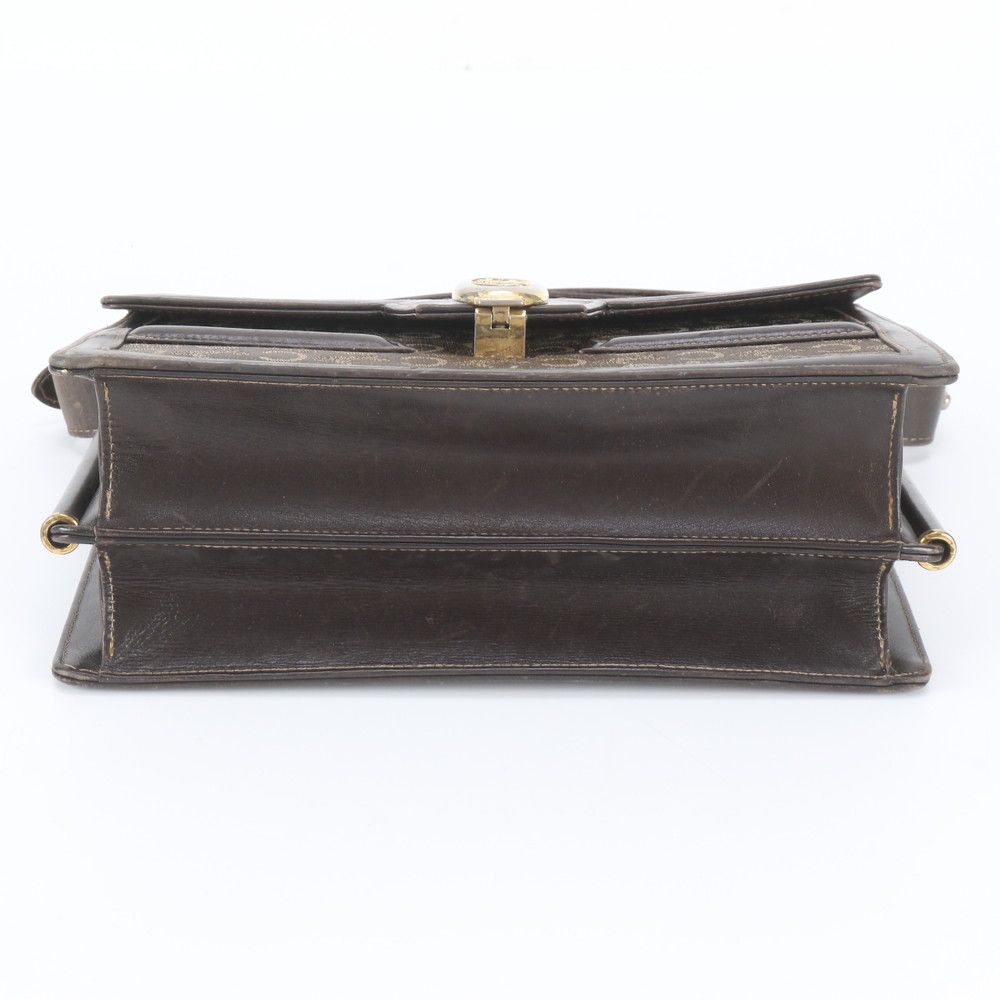 Celine Vintage Sulky Carriage 2-Way Shoulder Bag Hand Leather — view 8