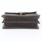 Celine Vintage Sulky Carriage 2-Way Shoulder Bag Hand Leather — view 8