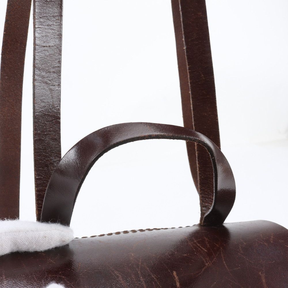 Fendi Zucca Leather Nylon Backpack Shoulder Bag — view 2