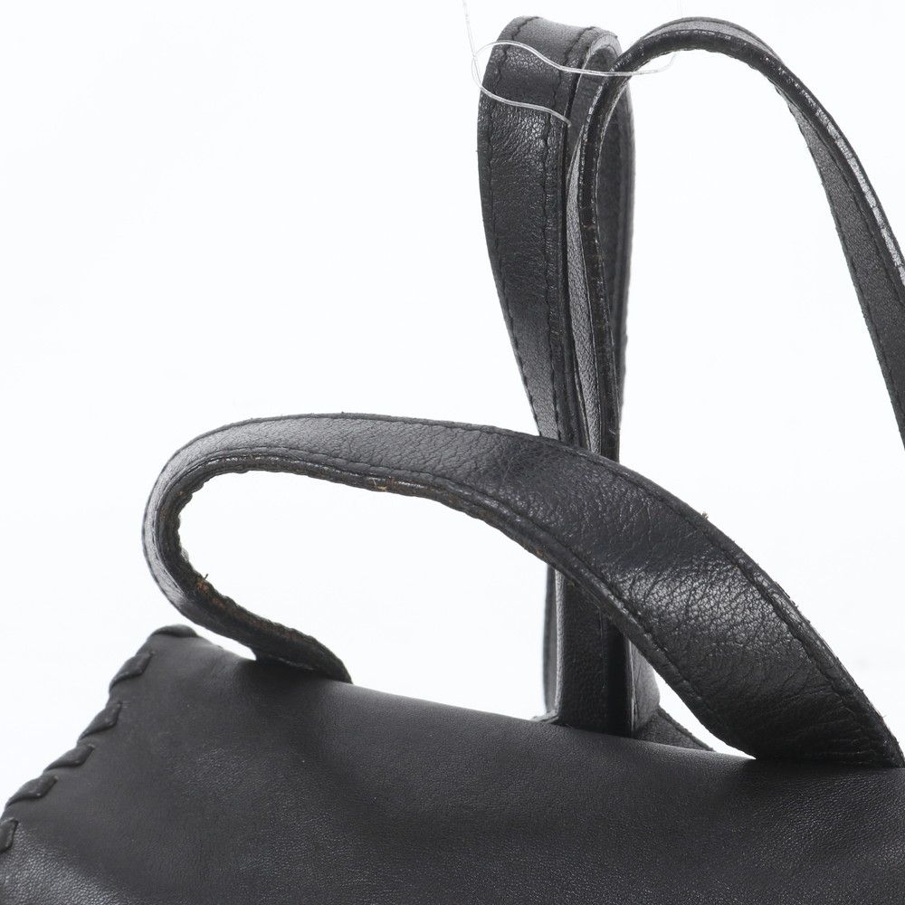 Prada Tessuto Nylon Triangle Logo Studded Leather Backpack — view 2