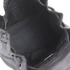 Prada Tessuto Nylon Triangle Logo Studded Leather Backpack — view 7