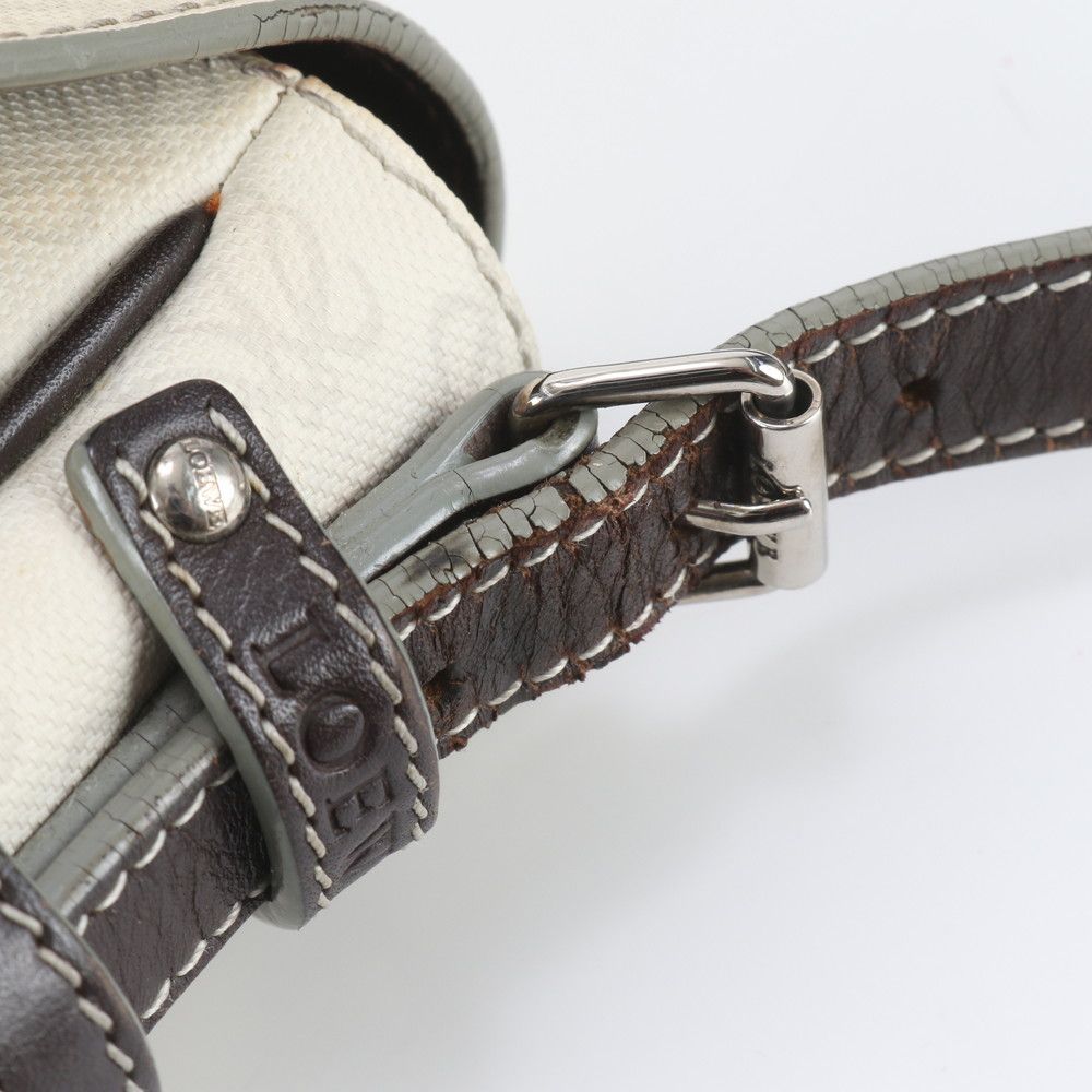 Loewe Anagram Repeat Leather Shoulder Bag — view 8